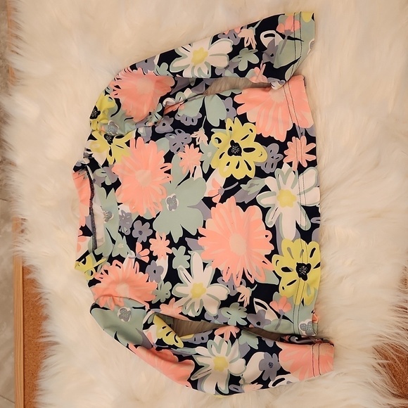 Carter's Just One You Floral Rashguard Swimsuit Size 2T - Picture 3 of 8